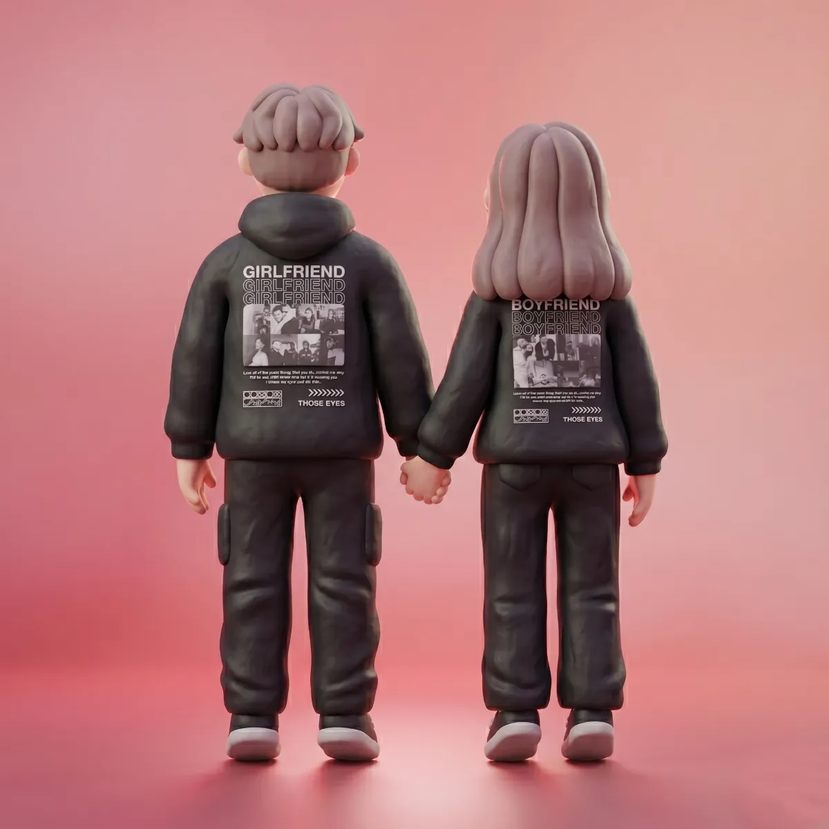 წყვილის ჰუდები girlfriend&boyfriend